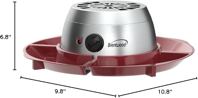 Indoor Electric Stainless Steel S’mores Maker with 4 Trays and 4 Roasting Forks