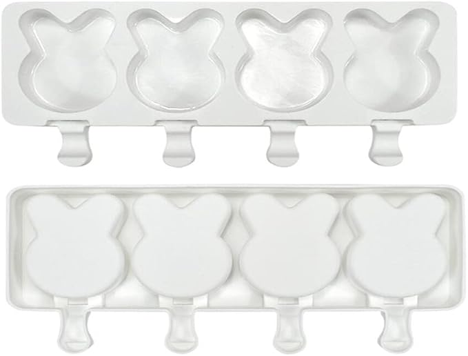 Soft & Smooth Silicone Popsicle Mould - DIY Homemade Ice Cream & Cake Pop Maker, Non-Stick & Easy Release, Type 22