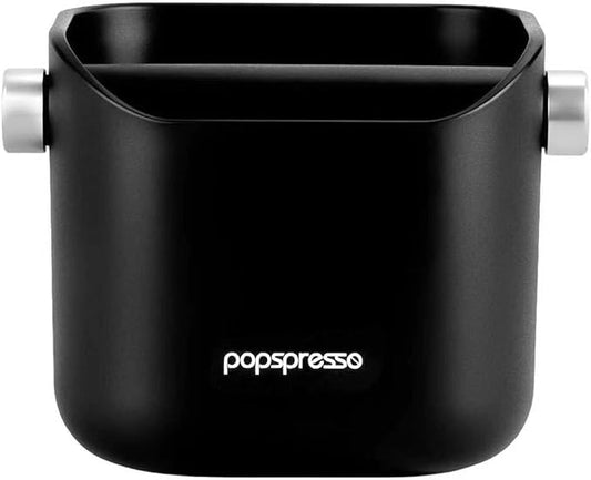 Espresso Knock Box for Coffee Grounds, 1.5L Large Capacity Coffee Knock Box with Quiet Knock Bar, Detachable & Dishwasher Safe, Non-Slip Base for Home Espresso Bar