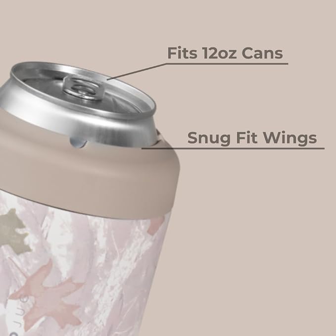 HydroJug Can Cooler 12 oz, Stainless Steel Can Holder, Camo