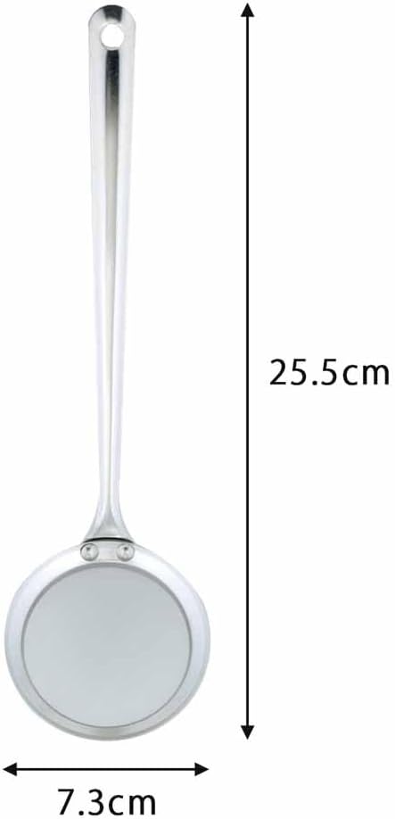 Shimomura Kihan 27538 Tsubamesanjo Meijin Ladle, Made in Japan, Stainless Steel, Dishwasher Safe, Long Handle, 10.0 inches (25.5 cm), Itamae-san
