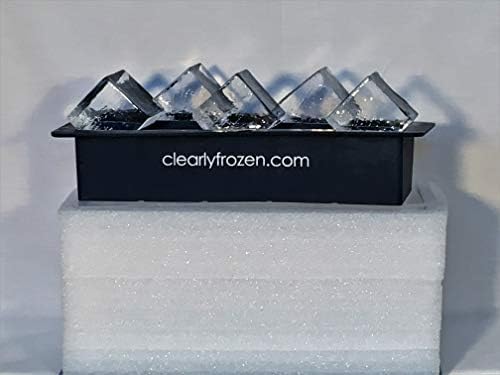 ClearlyFrozen® Best (4.6 Stars) & Top Capacity (10 2” Cubes) Clear Ice Tray