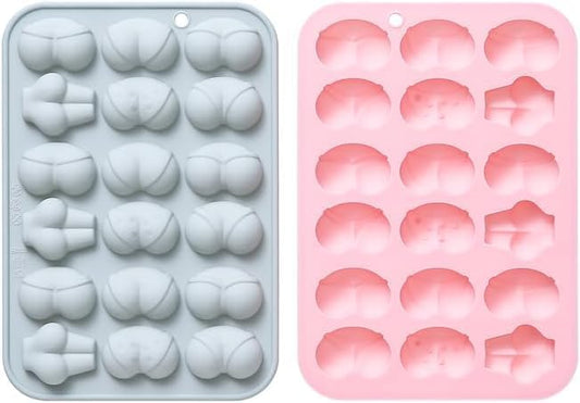 1 Pcs Funny Shape Silicone Mold for Birthday Single Party Baking Pan Handmade DIY Mousse Chocolate Fondant Soap Cake Ice Cube Mould Tool Novelty Cake Pans Set Kit H9-2
