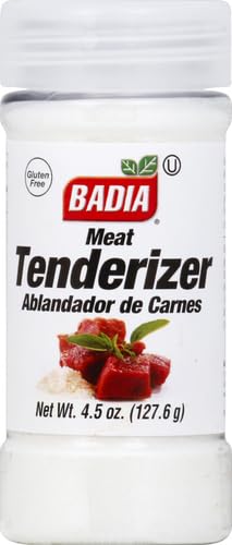 Badia Meat Tenderizer, 4.5 oz - Unseasoned Enzyme Blend for Tender Cuts of Beef, Pork, Poultry (Pack of 2)
