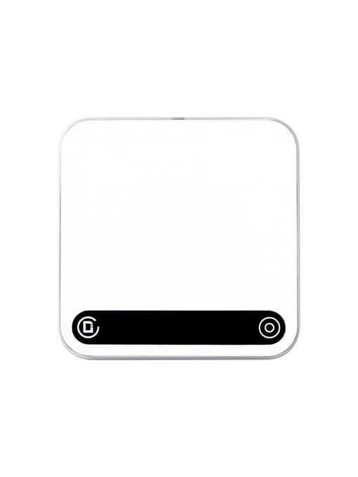 Coffee Scale with Timer and Flow Rate Tracking, 0.1g Precision, 2kg Capacity, Rechargeable, Smart App Compatible, Ideal for Espresso and Pour Over Brewing
