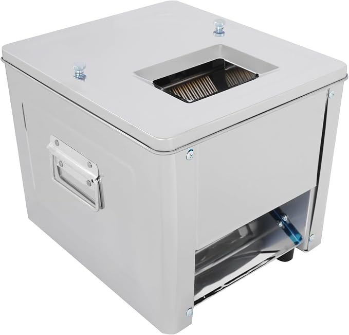 Meat Cutter Machine, 850W Electric Meat Slicer Shredded Cutting Machine, 7mm Commercial Stainless Steel Blade Shredder, 330lbs/h for Boneless Pork Chicken Fish Vegetables (7mm)