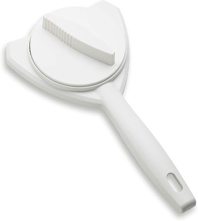 KUHN RIKON Strain-Free Gripper Opener for Jars and Bottles, 10 x 5 x 2.25 inches, White