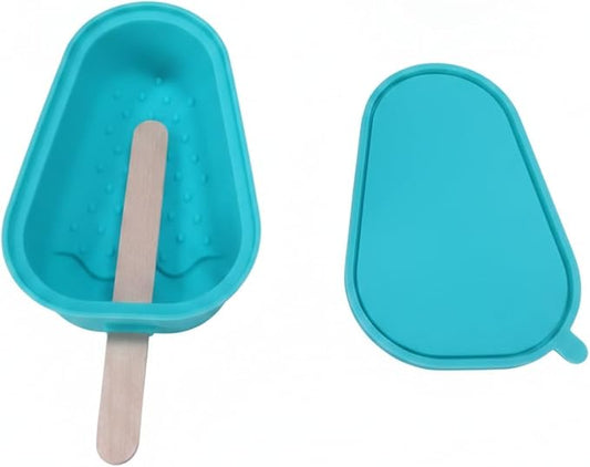 Easy-Release Homemade Popsicles with Silicone Mold, Lids & Sticks for Juice or Yogurt, 5 fl oz Capacity