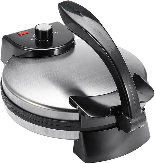 1200W nonstick griddle for home use—perfect for pizza, Mexican pancakes, tortillas, tortilla chips, and more. This electric griddle is ideal for preparing delicious meals and snacks.