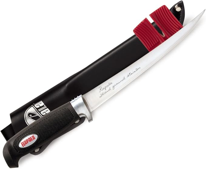 Rapala4 Soft Grip Fillet / Single Stage Sharpener / Sheath