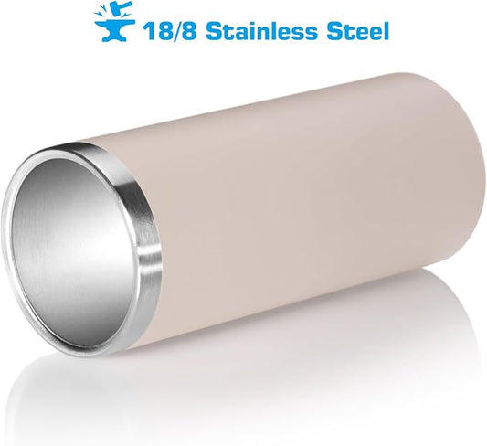 12 oz. Slim Can Cooler Insulated | Stainless Steel 12oz. Skinny Drink Holder for Soda, Hard Seltzer, Beer and Energy Drinks
