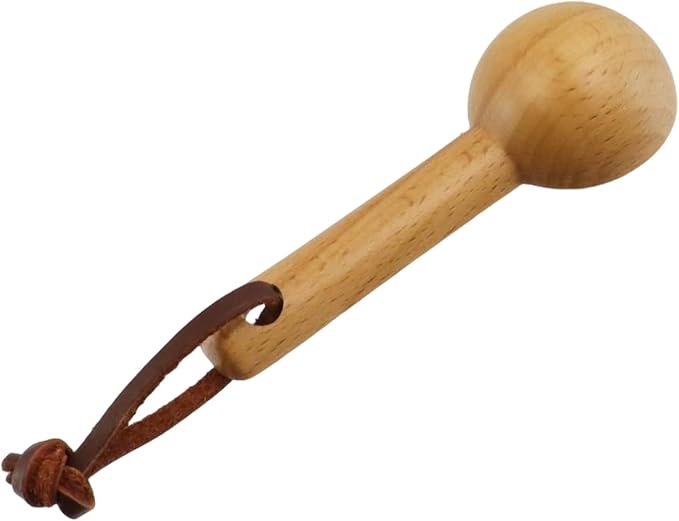2pcs 10ml Wood Measuring Spoon and Scoop Wooden Tablespoon 10ml Measuring Scoop 2/3 TBSP Retro Coffee Spoons for Dry Ingredients Ground Tea Spice (Wood Color, 2/3TBSP)