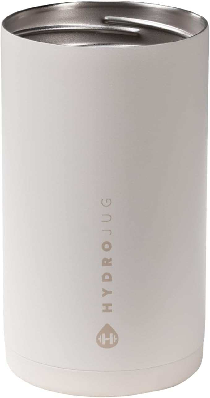 HydroJug Tall Can Cooler 16 oz, Stainless Steel Can Holder, Linen