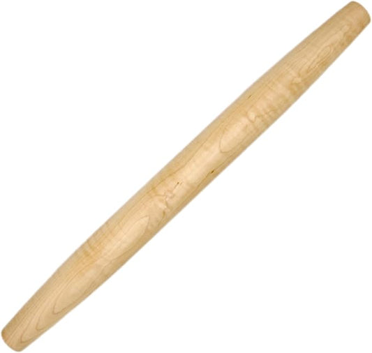 Handmade French Rolling Pin Set: 12 & 20 Wooden Rolling Pins for Baking, Dough, Pizza, Chapati, and Tortilla. Crafted in Kentucky. (Maple, Set (12 Inch & 20 Inch))