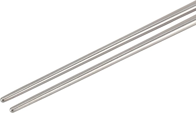 Snow Peak Titanium Chopsticks - Essential & Durable Camping Cutlery - Titanium Chopsticks with Carry Case for Convenient Storage & Packing - Utensils for Camping, HIking & Home - Silver