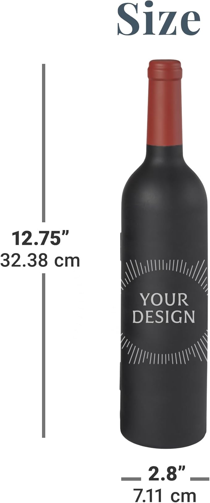 Let's Make Memories Personalized Photo 5-Piece Wine Tool Set - Wine Bottle Opener - Gold