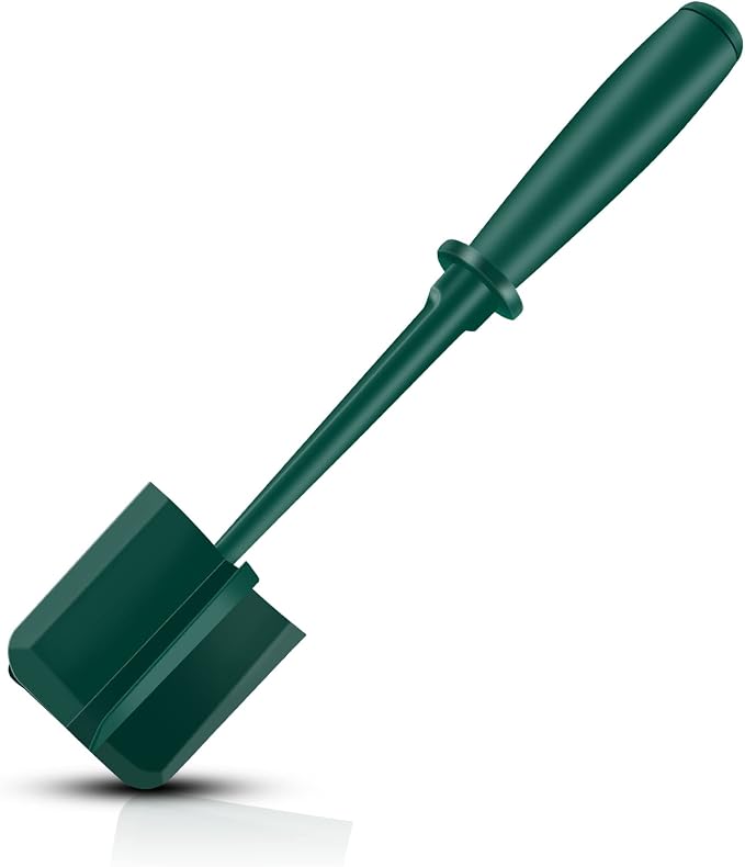 Meat Chopper,Hamburger Chopper,Beef Masher,Heat Resistant Meat Masher Tool for Hamburger Meat,Premium Heat Resistant Meat Chopper Utensil,Nylon Ground Beef Chopper Tool and Meat Fork（Green)…