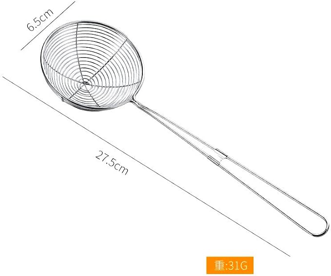 Brccee AC Shabu shabu Hot Pot Strainer Scoops, 6 pieces