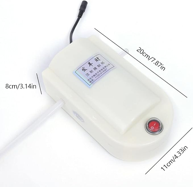 Electric Meat Marinade Injector Pump with Dual Guns, 10 Stainless Steel Needles, Food-grade Silicone Tube, 50W Electric Pump Gun for Lamb, Beef, Pork, BBQ, Home Kitchen Cooking, Easy to Use and Clean