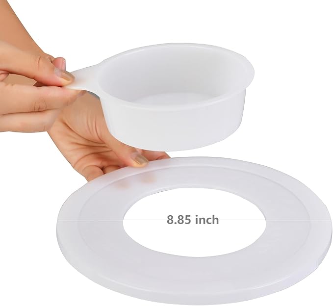 2 Pack Mixers Bowl Covers for KitchenAid 4.5-5 Quart Tilt-Head Stand Mixers | Effectively Prevents Dust and Flour Contained During Mixing. Helps Reduce Mess and Makes Cleanup Easier