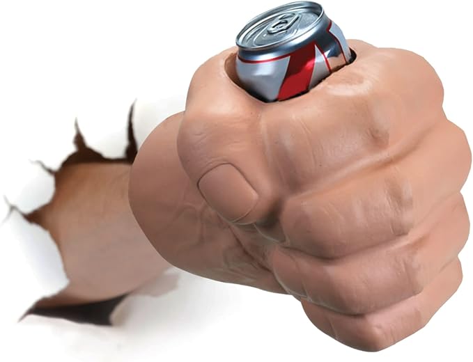 Foam Drink Kooler, Soft Sided Beer Cooler, Portable Party Beverage Holder for Soda Cans, Funny Can Cooler - The Beast Giant Fist