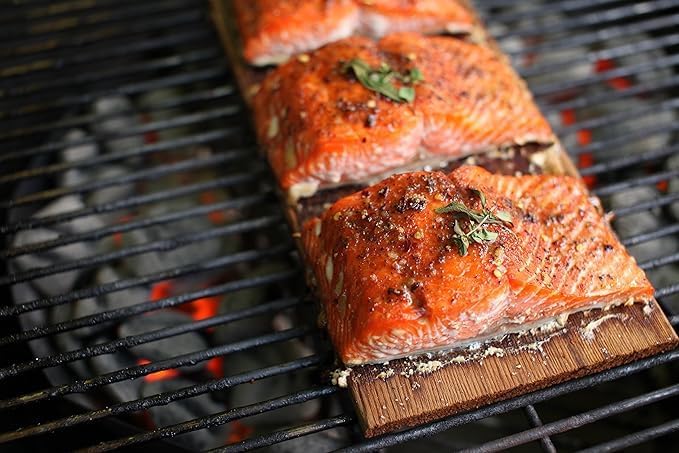 Western Red Cedar Grilling Planks, 2-Pack, All Natural Wood for Fish, Chicken, Pork and Vegetables
