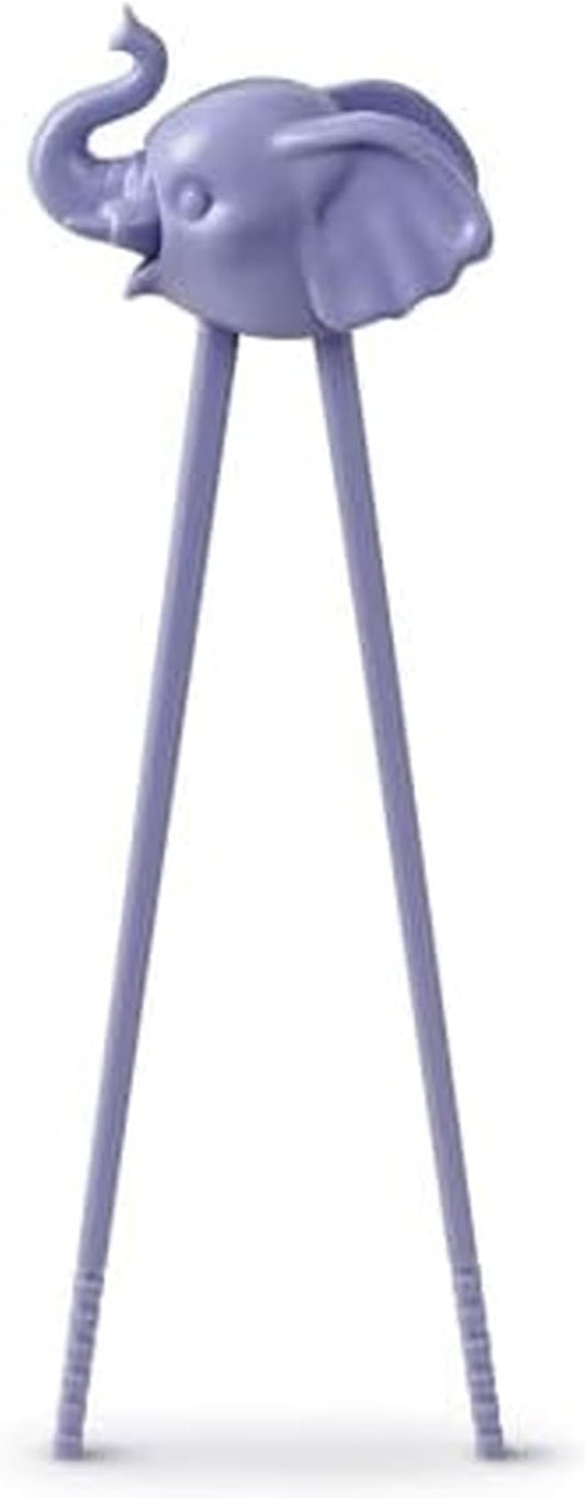 Genuine Fred MUNCHTIME Elephant Chopsticks, Picky Eater Solutions, Beginner Kids Reusable Chopsticks, Animated, Interactive Design, Fun Gift for Kids