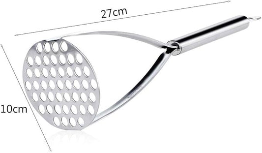Potato Masher,Heavy Duty Stainless Steel kitchen Steel Potato Masher,Mashed Potatoes, Vegetables and Fruits.