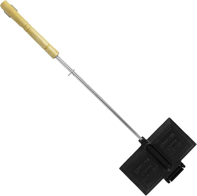 Coghlan's Cast Iron Double Camp Cooker - Pre-Seasoned Pie Iron Sandwich Maker with Removable Handles, Easy-to-Clean for Grilled Sandwiches, Toasted Pies, and Meats, For Campfire Cooking