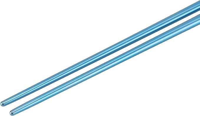 Snow Peak Titanium Chopsticks - Essential & Durable Camping Cutlery - Titanium Chopsticks with Carry Case for Convenient Storage & Packing - Utensils for Camping, HIking & Home - Blue