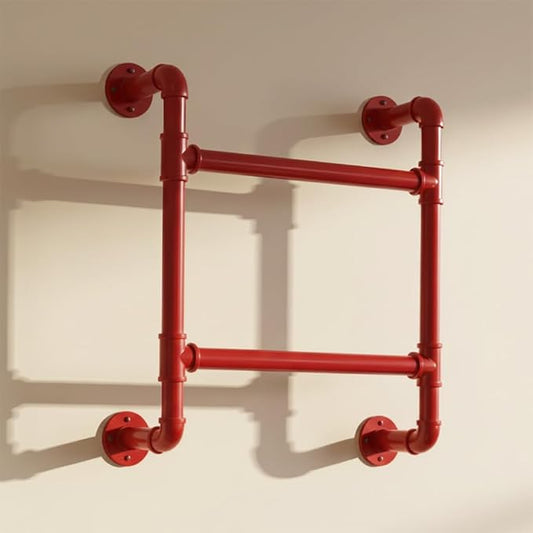 2 Step Wall-Mounted Ladder - Modular System - Assembly Stairs 2-Rung Egress Ladder for Window, Well, Loft, Warehouse, Blanket Rack - Indoor & Outdoor - Certified - Sectional Ladders - Expandable