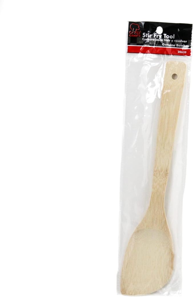 Chef Craft Select Bamboo Stir Fry Spatula, 12 inch, Natural