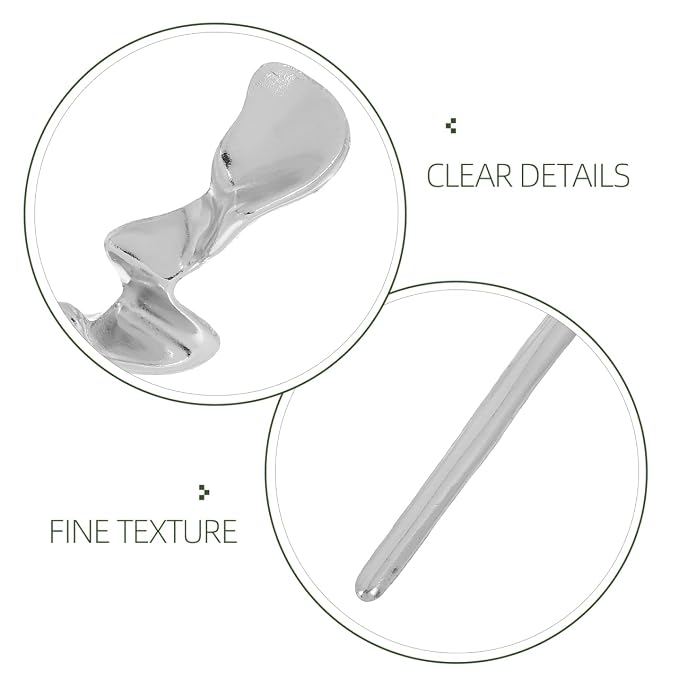 Lurrose Silver Hair Chopsticks: 2pcs Metal Hair Sticks Chinese Hanfu Hairpins for Women Girls