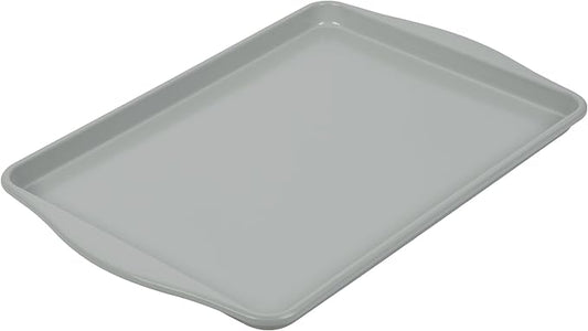 Baking Sheet Pan 18-Inch, Ceramic Non-Stick Carbon Steel Naturally Slick Coating Half-Sized Cookie Sheet Pan for Oven Roasting Meat Bread 18" x 13"
