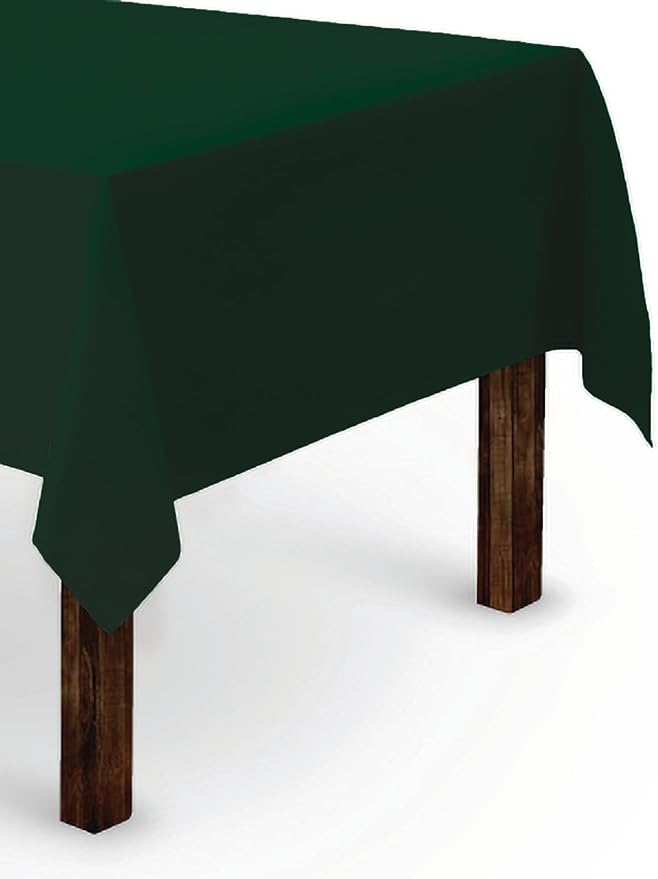Gee Di Moda Rectangle Tablecloth - 60 x 84 Inch Fuchsia Table Cloth for 5 Foot Rectangle Table - Heavy Duty Washable Fabric - for 5 Ft Buffet Table, Holiday Party, Dinner, Wedding & Baby Shower
