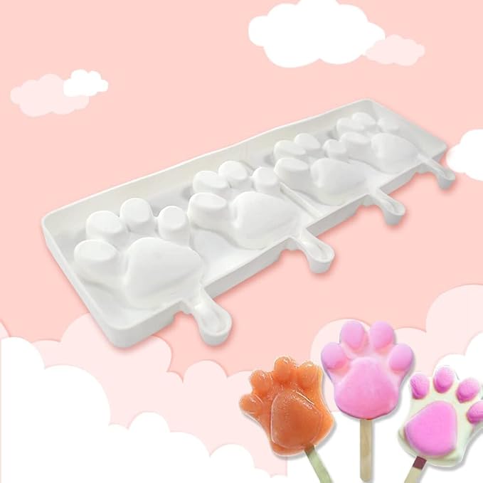 Popsicle Silicone Molds - Soft & Smooth DIY Homemade Ice Cream & Candy Maker, Non-Stick & Easy Release, Type 2