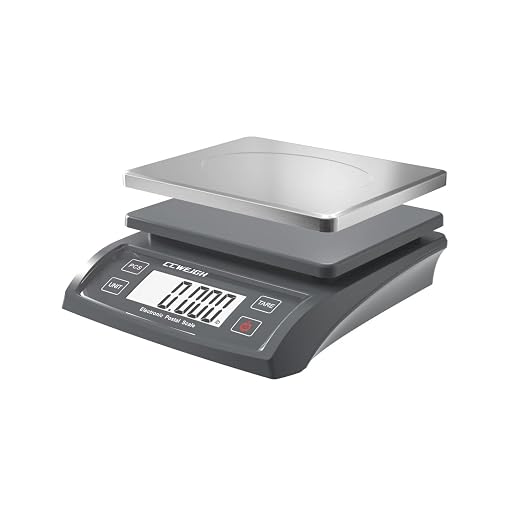 Postal Scale Transport Scale 30kg/1g, 66lb with Battery and Stainless Steel Scale Plate, can be Used in Home Kitchen, Postal, Transport, Parcel, Supermarket with Fruit Scale
