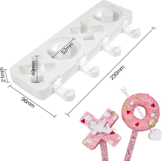 Silicone Popsicle & Ice Cream Mold - Soft & Smooth, Non-Stick & Easy Release, Type 23