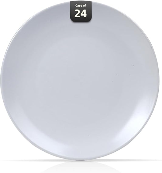 Stoneware Coupe Commercial Grade Dinnerware, Matte White, Plate 9", Case of 24