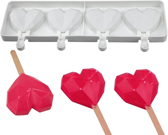 Silicone Popsicle Mold - Soft & Smooth Non-Stick Ice Cream Maker, Type 17