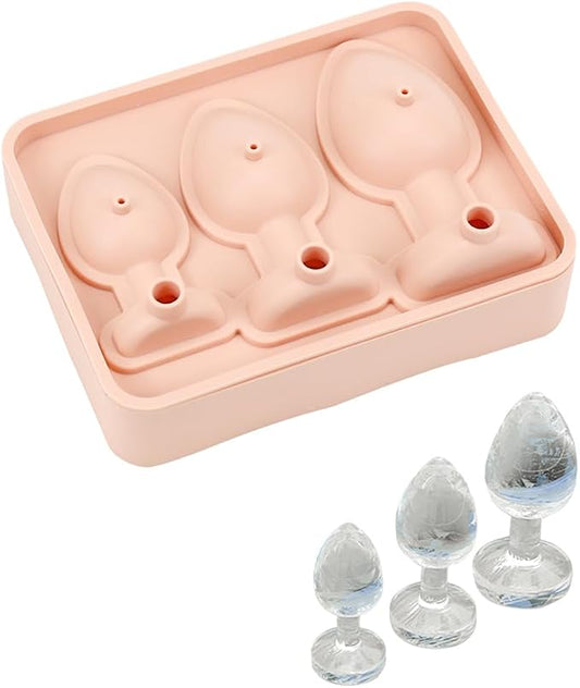 1 Pcs Prank Funny Shape Silicone Mold for Birthday Single Bachelorette Party Baking Pan Handmade DIY Mousse Chocolate Fondant Soap Cake Ice Cube Mould Tool Novelty Cake Pans Whiskey Set Kit H9-6