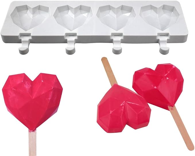 Silicone Popsicle Mold - Soft & Smooth Non-Stick Ice Cream Maker, Type 17