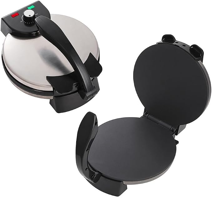 1200W nonstick griddle for home use—perfect for pizza, Mexican pancakes, tortillas, tortilla chips, and more. This electric griddle is ideal for preparing delicious meals and snacks.