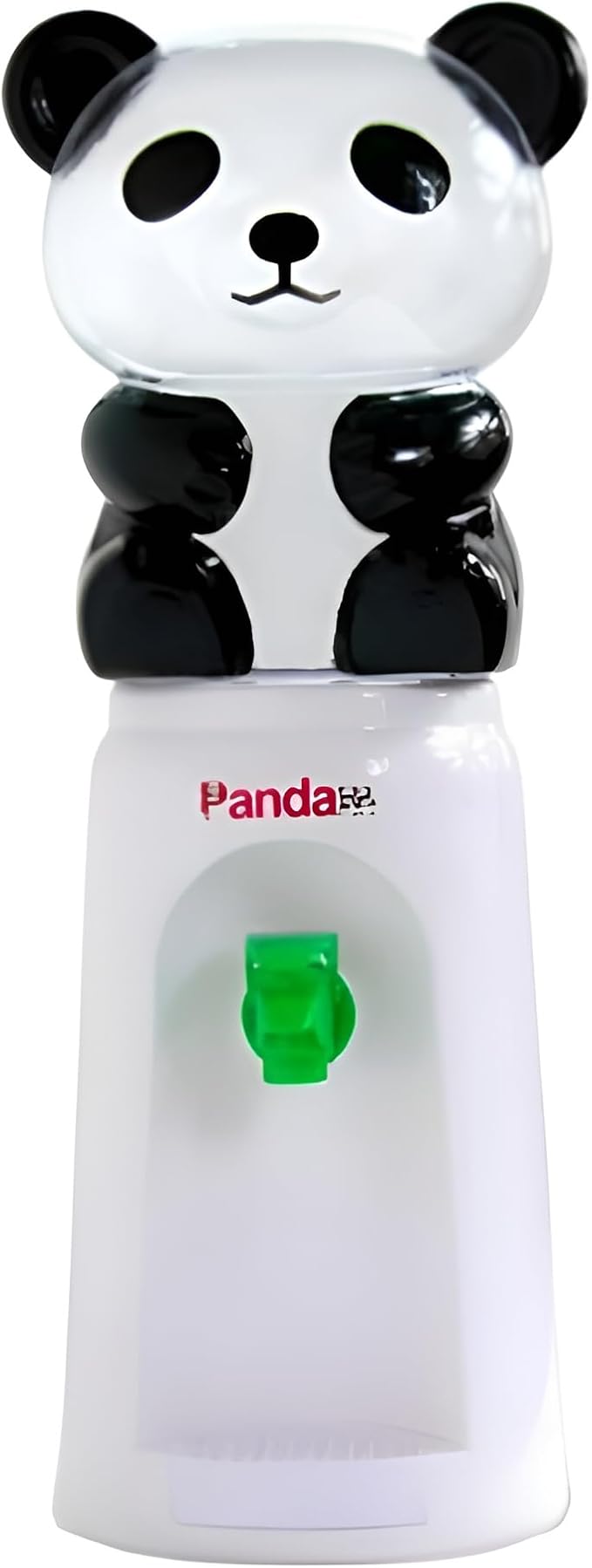 Panda Water Dispenser, 2.5 Liters Mini Desktop Water Dispenser Small Cooler Dispenser for Kids Room Office Desk - White