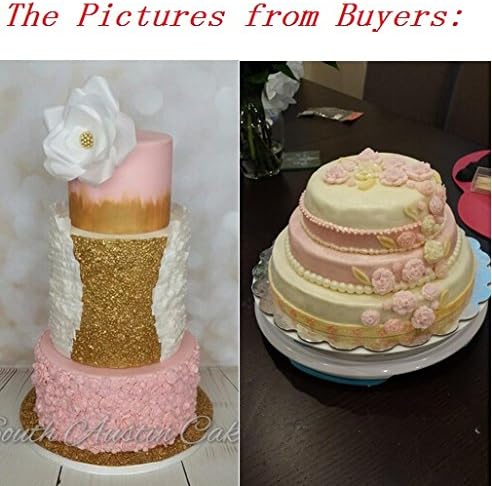 Roses Mold Flower Silicone Cake Molds Chocolate Sugarcraft Decorating Fondant Fimo Tools 4 Size Pink 2 Piece