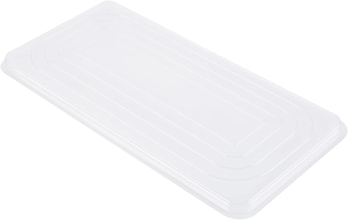 Restaurantware-RW Base 5 Quarts Ice Cream Containers, 100 Rectangle Disposable Containers - Durable, With Clear Lid, Black Plastic Box, For Ice Creams, For Cafes