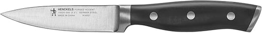 HENCKELS Forged Accent Razor-Sharp 3.5-inch Paring Knife, German Engineered Informed by 100+ Years of Mastery, Black