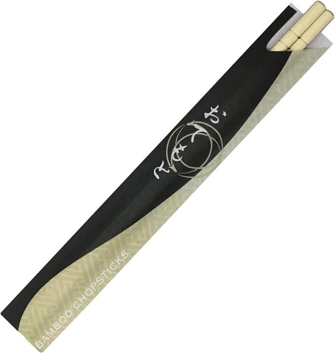 Albino Monkey 200 Round Separated Disposable Chopsticks | Best for Sushi | Bamboo Wooden Chinese Chop sticks - Bamboo Chopstick Bulk - Disposable Utensils Premium Quality - (100 Pairs)