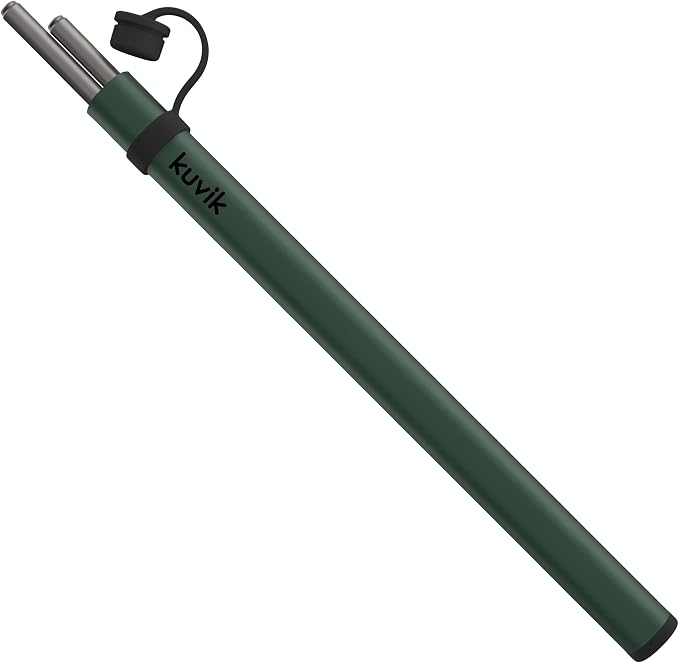Kuvik Titanium Chopsticks with Army Green Carrying Case