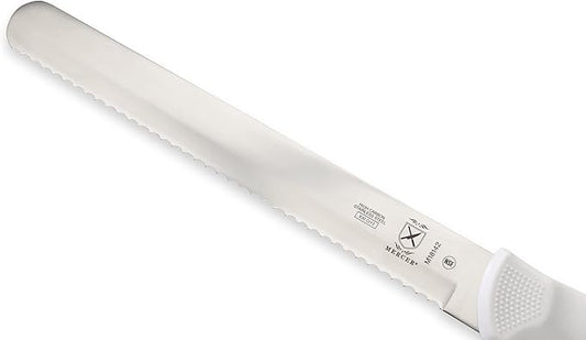 Mercer Culinary Ultimate White 10" Wavy Edge Slicer Knife